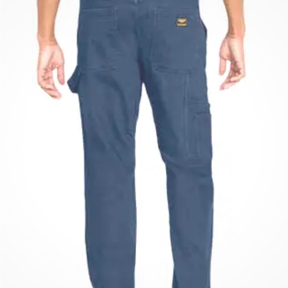 Caterpillar Jeans Cat Catapillar Mens Workwear Carpenter Blue Denim